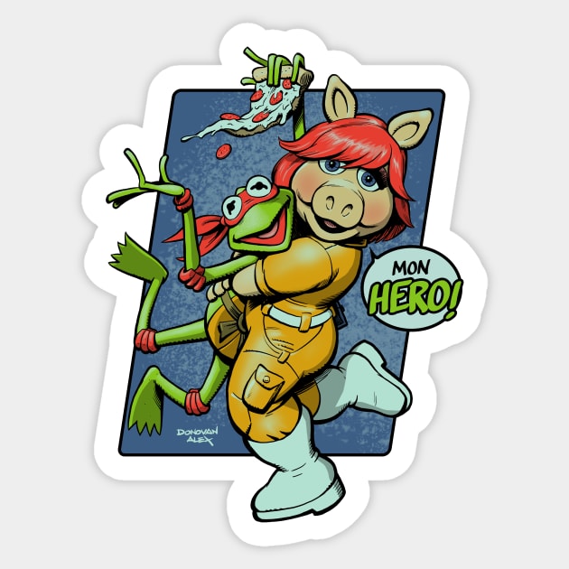 Piggy O'Neil Sticker by DonovanAlex